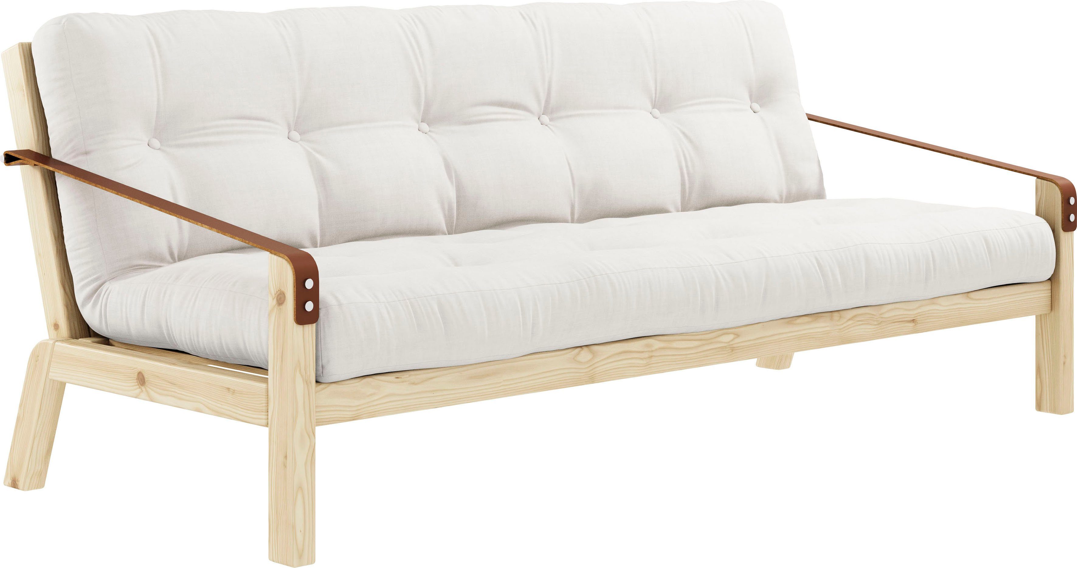 Karup Design Schlafsofa Poetry, Set 3 Teile, Mit Holzstruktur, inkl. Futonmatratze, Liegefläche 130x190 cm