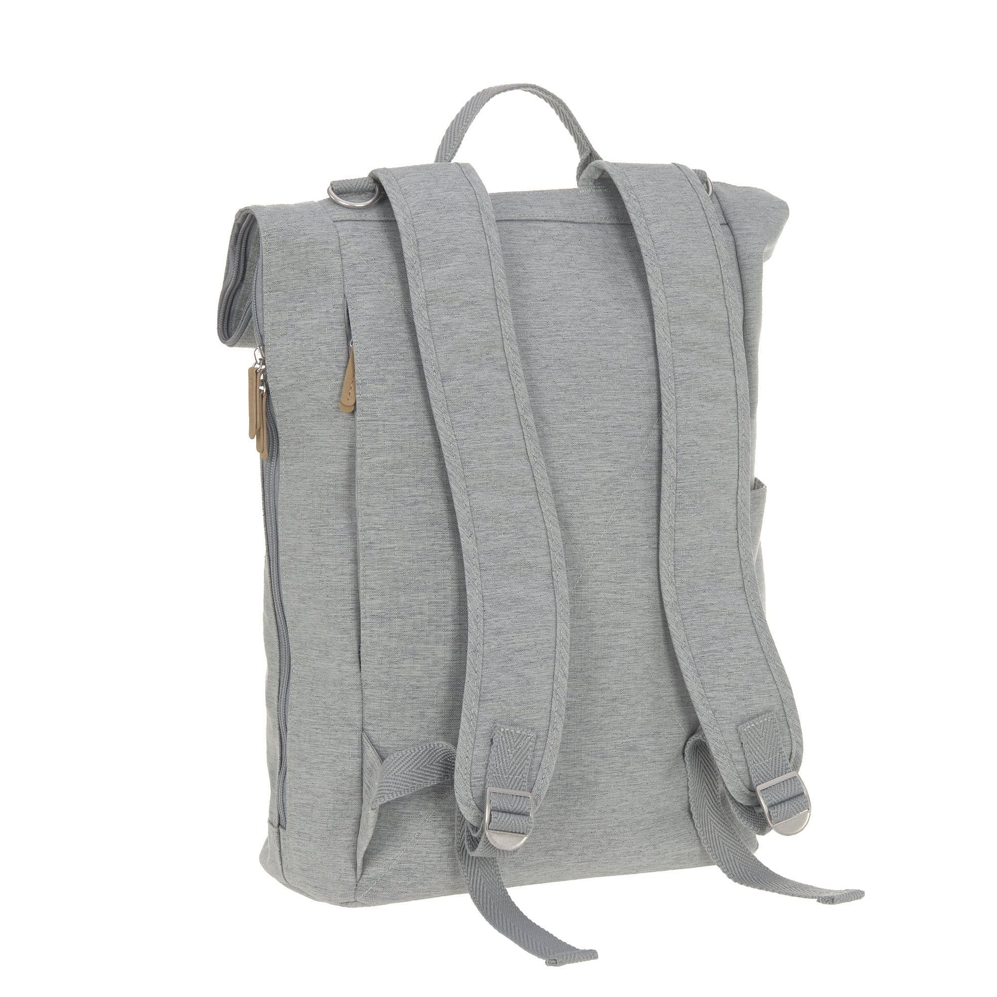 LÄSSIG Wickelrucksack LÄSSIG Wickeltasche Wickelrucksack Rolltop Backpack (Rolltop), PETA-approved vegan; zum Teil aus recyceltem Material