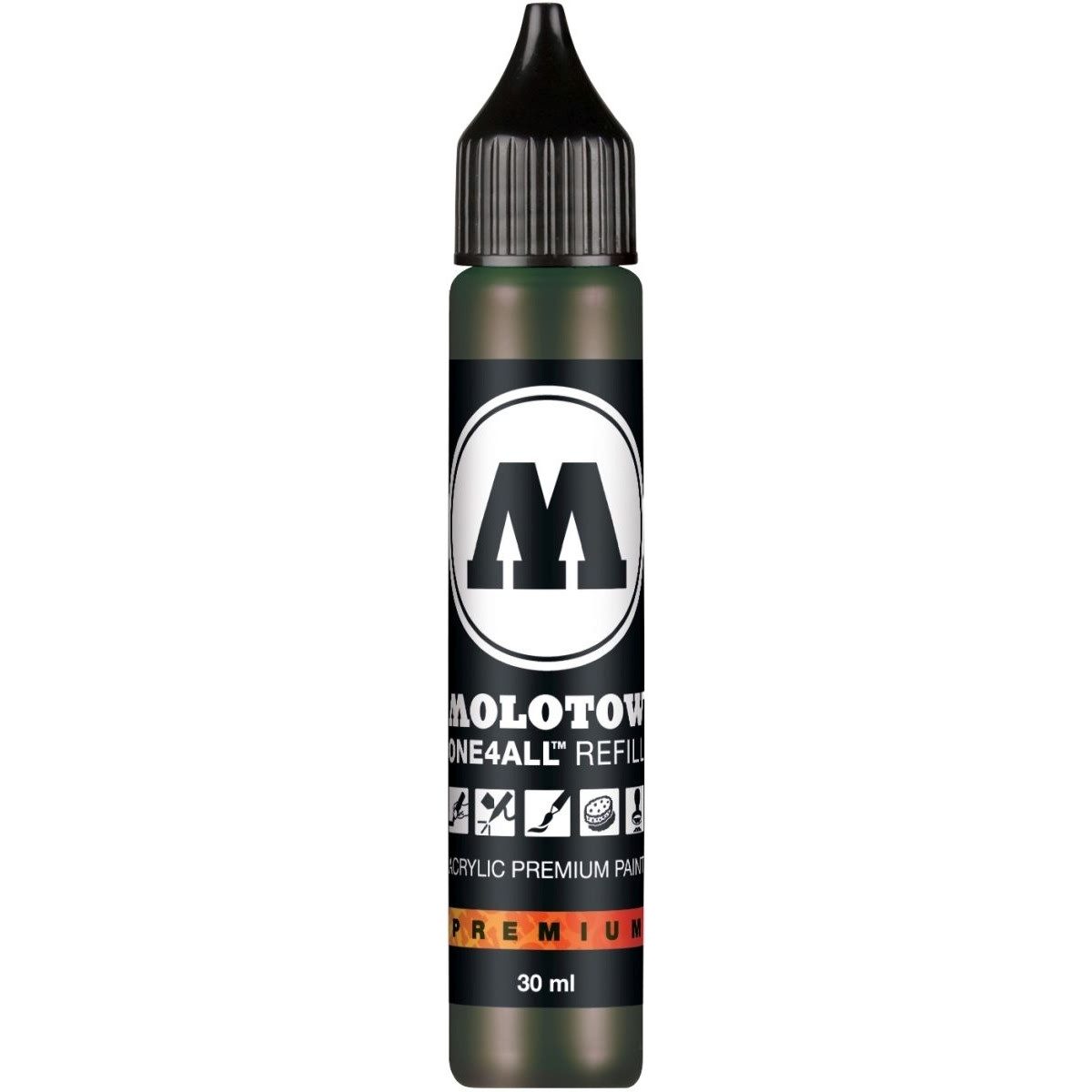 MOLOTOW Füllhalter Nachfülltinte One4All für Permanentmarker 30ml future green