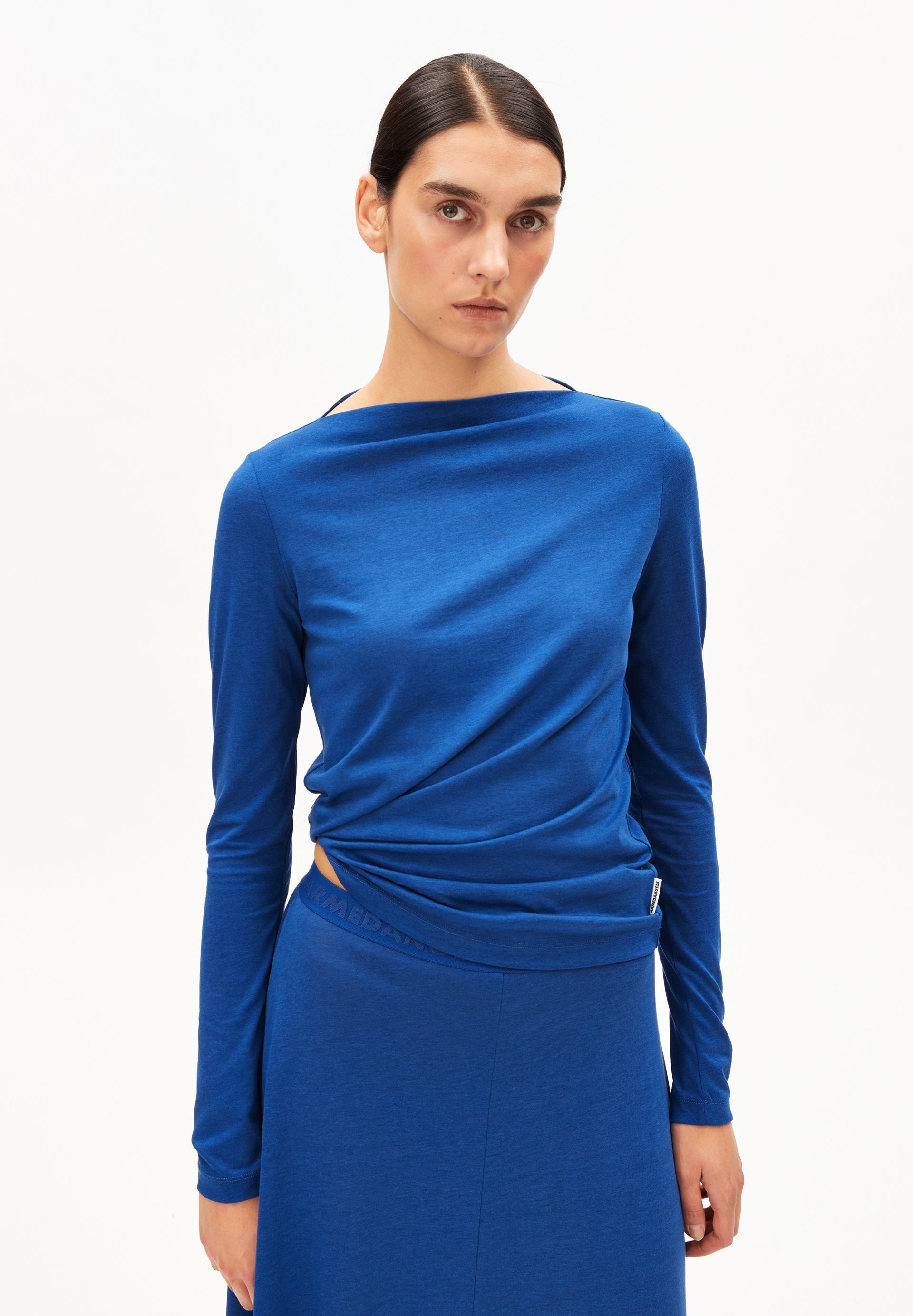 Longsleeve BOAT NECK Longsleeve aus TENCEL™ Lyocell Mix