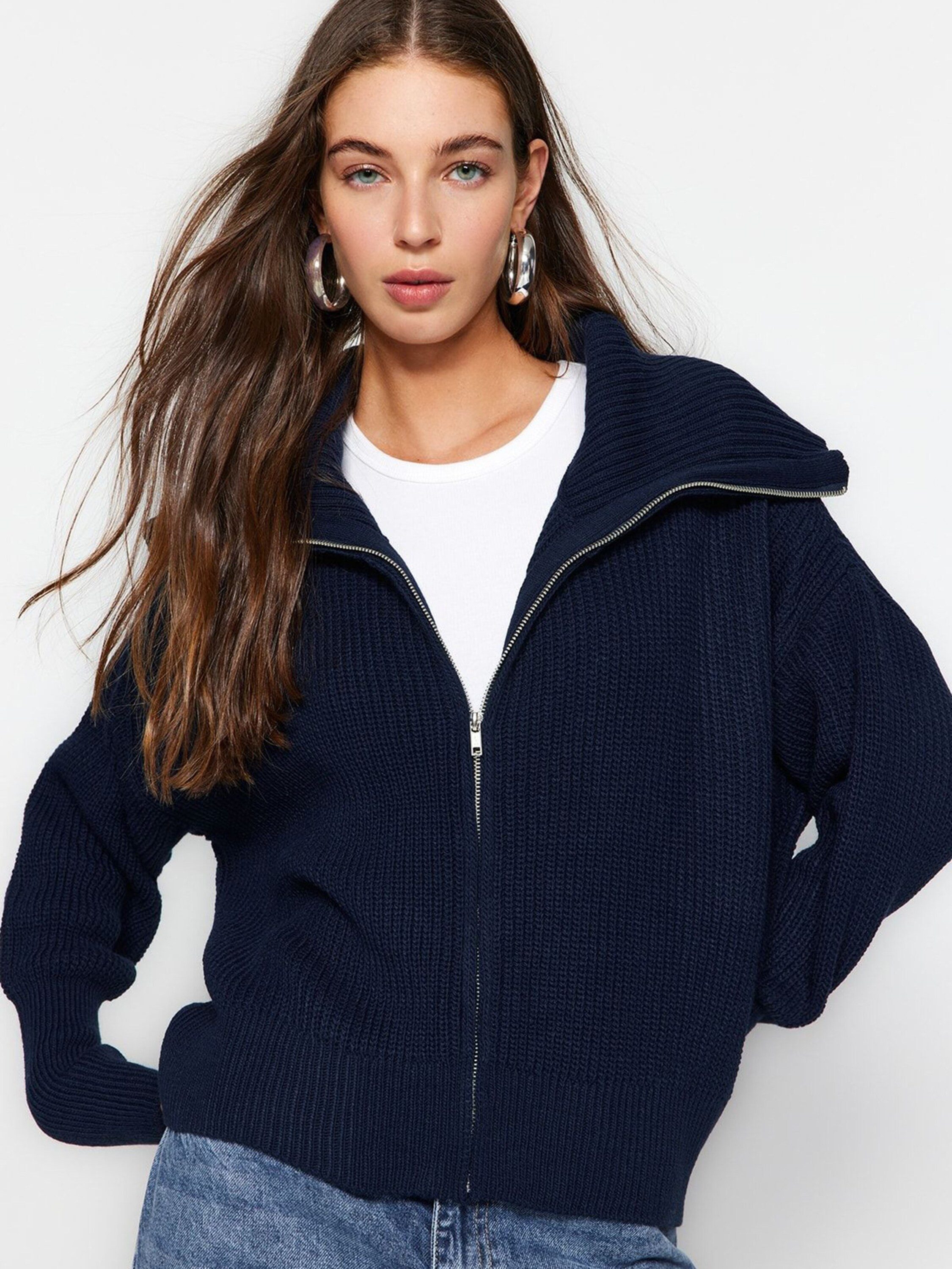Trendyol Strickjacke (1-tlg) Plain/ohne Details günstig online kaufen
