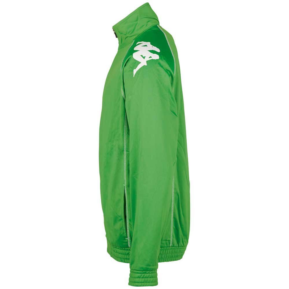Trainingsanzug, classic green Schultern plakativen Logoprints den auf mit Kappa 2