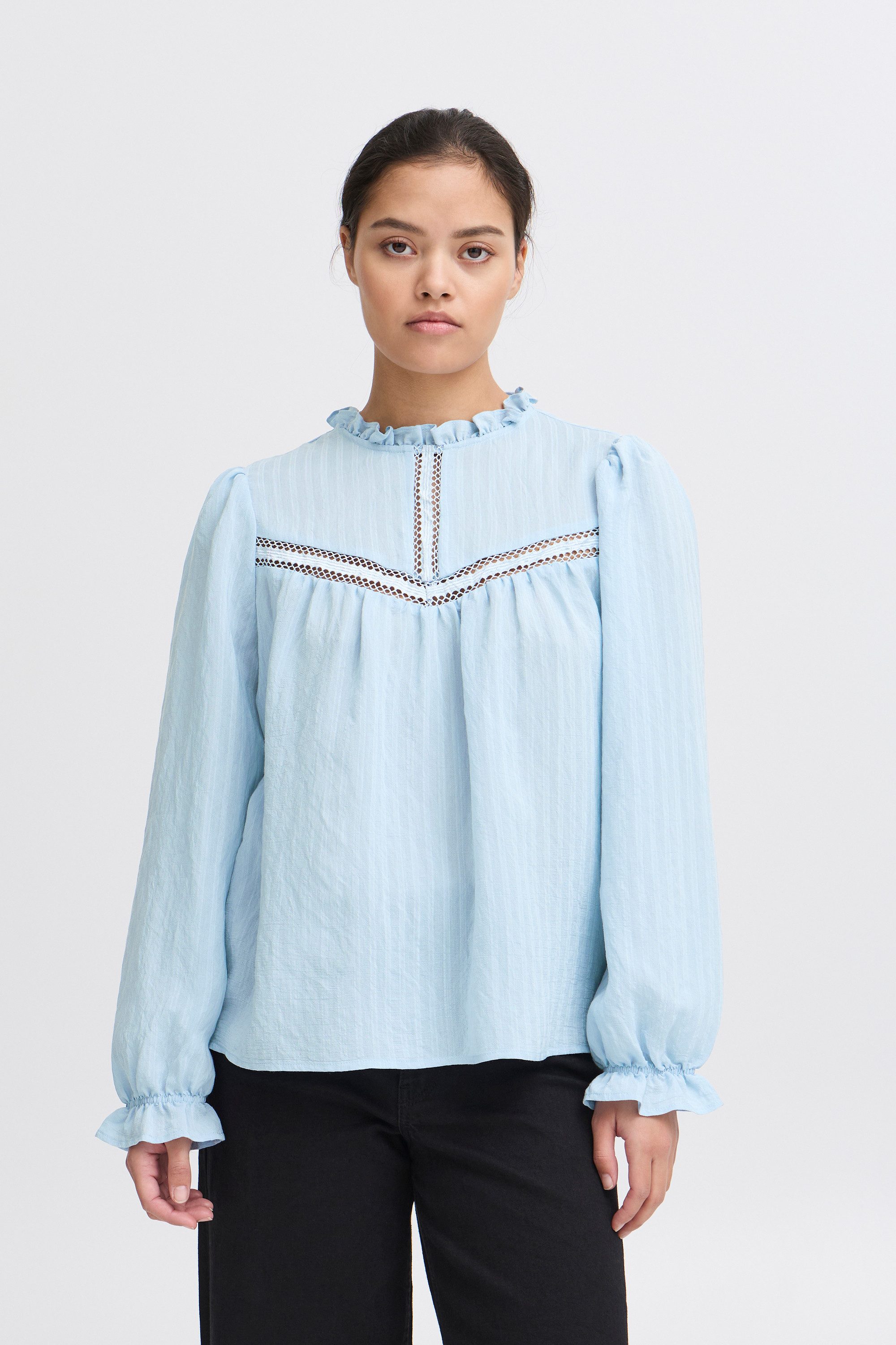 Langarmbluse Langarm-Bluse IXSASSY