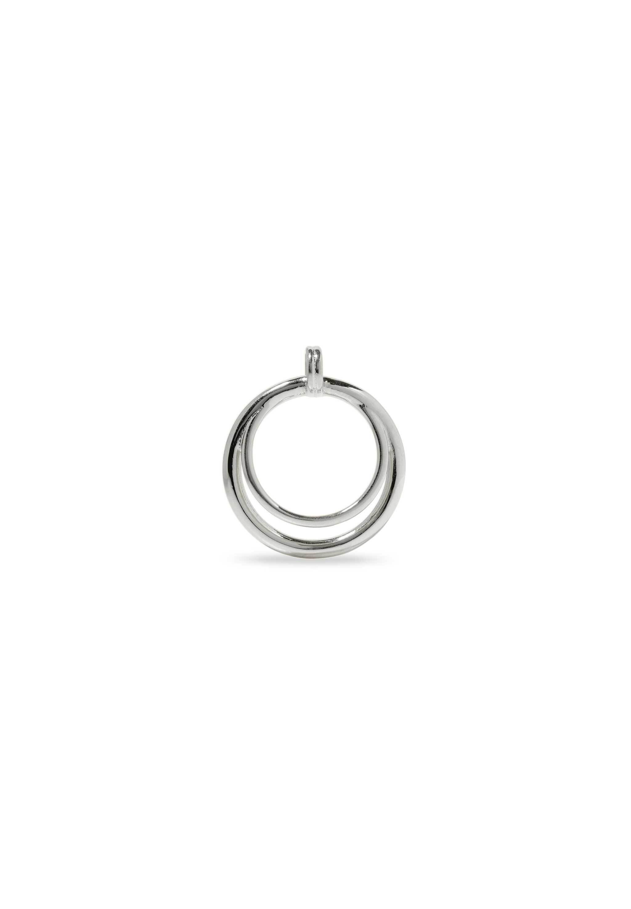 Stilnest Kettenanhänger Duo Kreise 925 Sterling Silber