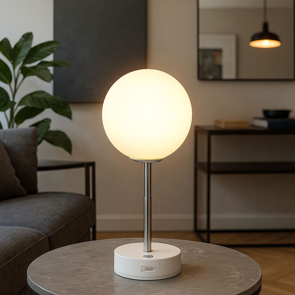 GLOBO LIGHTING LED Tischleuchte, LED-Leuchtmittel fest verbaut, Warmweiß, T günstig online kaufen