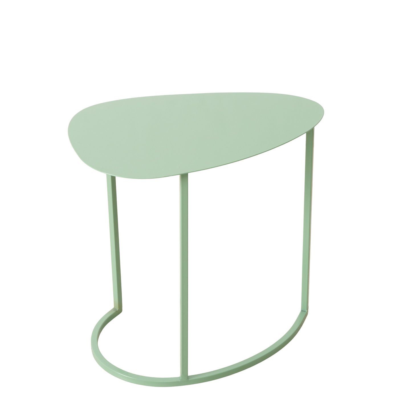 BOLTZE GRUPPE GmbH Beistelltisch Couchtische JERRY, tropfenförmig, aus Metall, 2er-Set (funktional), keine