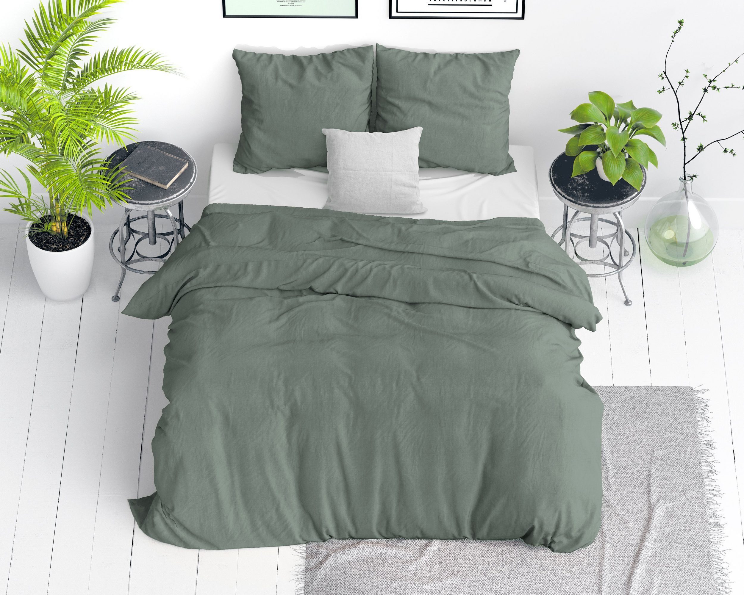 Sitheim-Europe Bettwäsche STONE WASHED Baumwolle 2er-Pack, günstig online kaufen