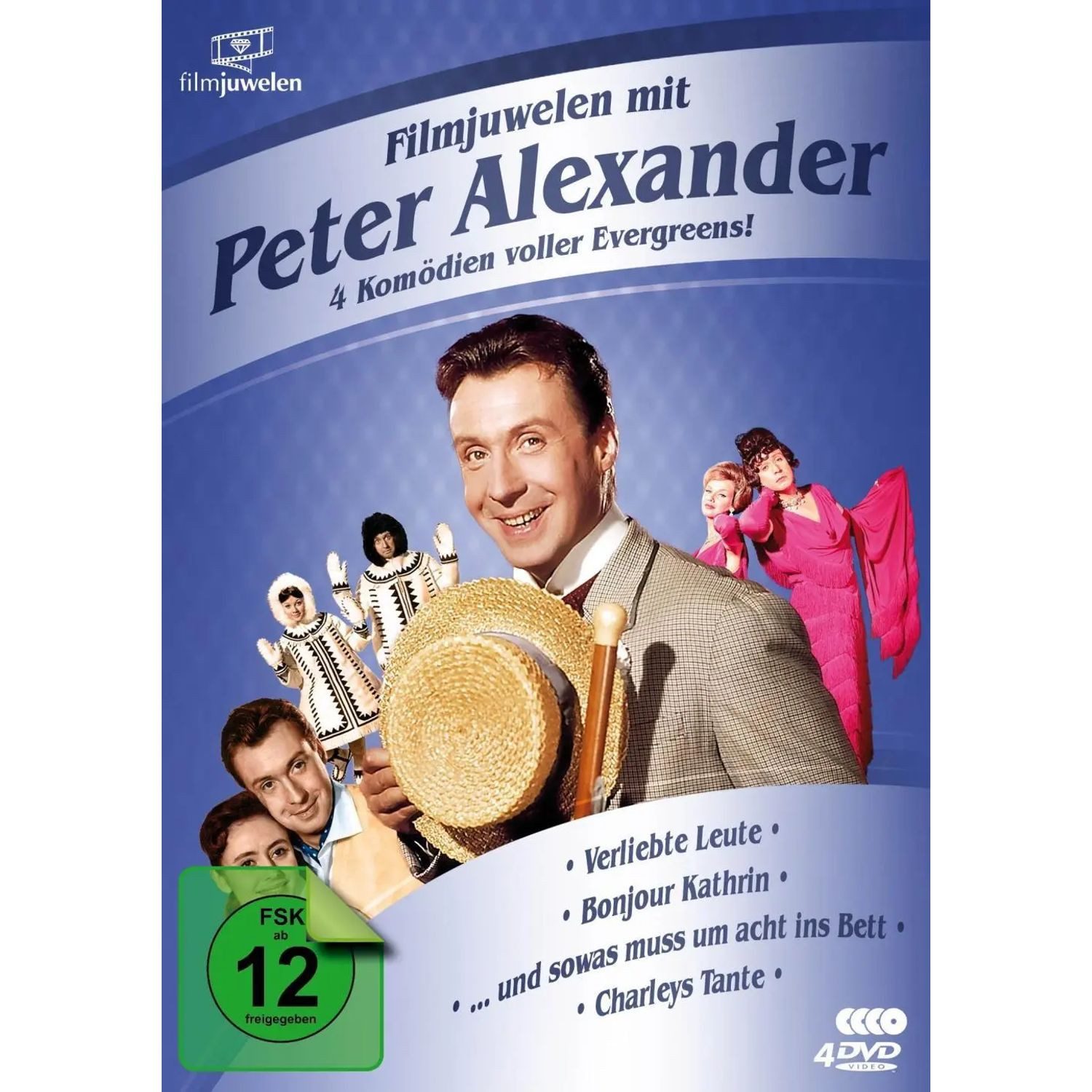 DVD Filmjuwelen mit Peter Alexander: 4 Komödien voller Evergreens!