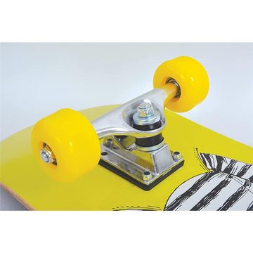 Schildkröt Skateboard Skateboard Kicker 31´´ Green Dog, 79 cm Einsteiger Board 9-fach Holz Gewölbt Rutschfest