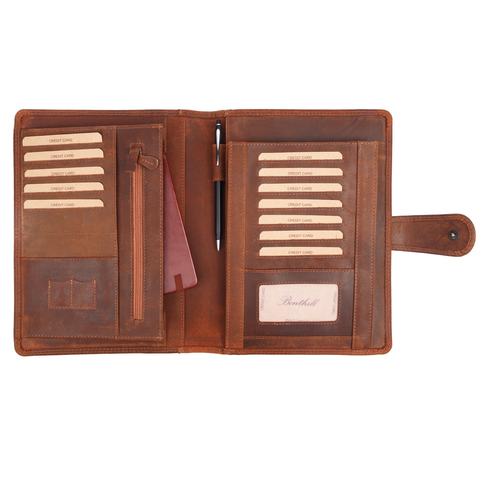 Aktenmappe Arbeitsmappe A5 Echt Leder Mappe Dokumentenmappe Organizer Travel