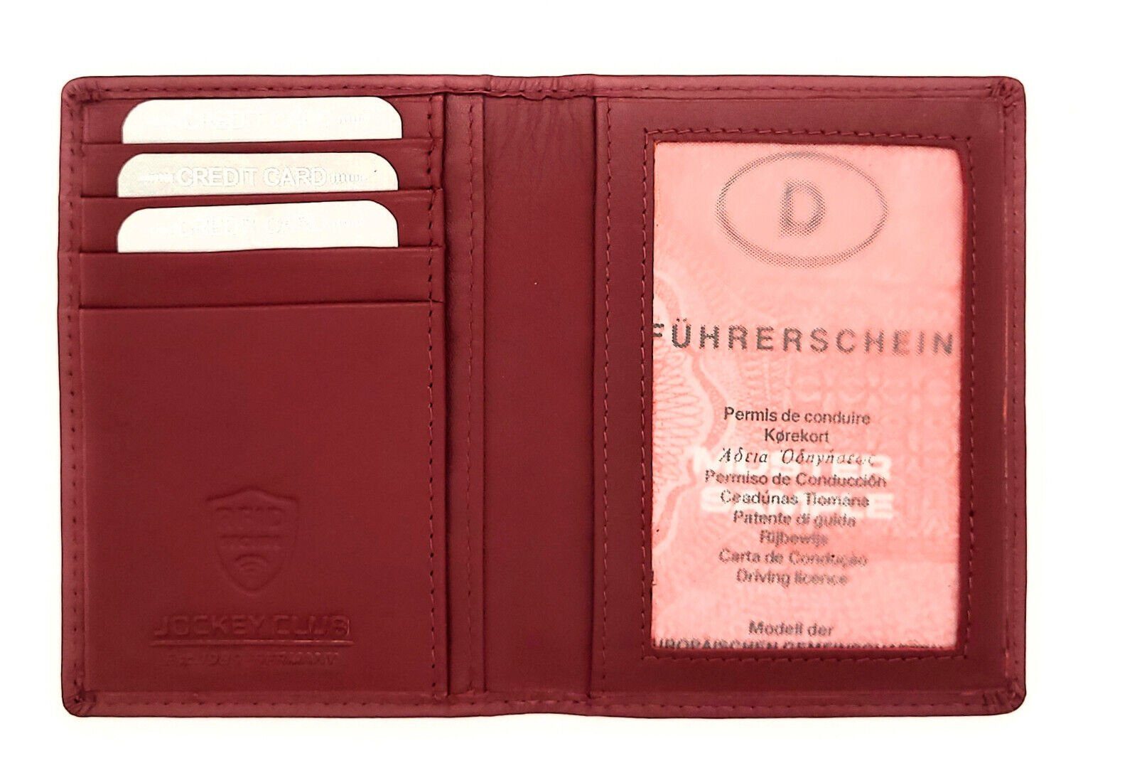 JOCKEY CLUB Brieftasche Ausweishülle, echt Leder, günstig online kaufen