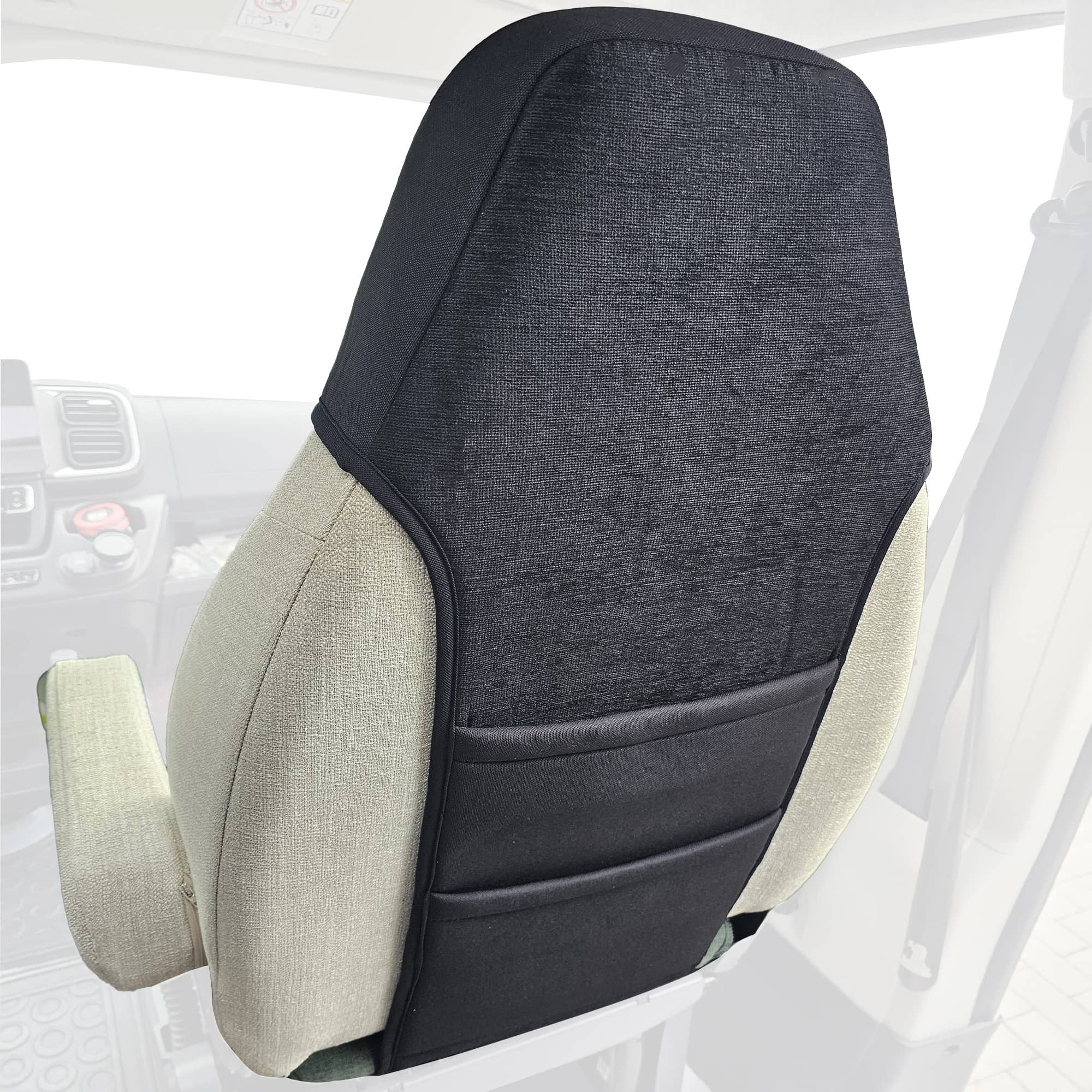 BREMER SITZBEZÜGE Rücksitzorganizer für Wohnmobil Sitzorganizer für Challenger Etape Edition (Packung, 1-tlg., 1x Sitz Organizer und Montagehaken)