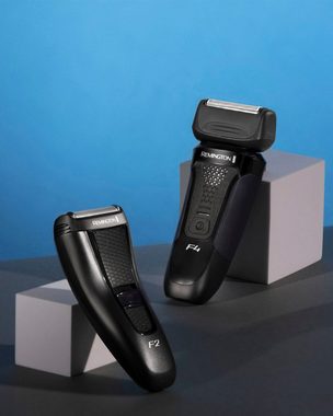 Remington Elektrorasierer F4002 Style Series Foil Shaver F4, Aufsätze: 1, integrierter Präzisionstrimmer, +3-Tage Bart-Aufsatz/Schutzkappe, Detailschneider, 100% wasserdicht