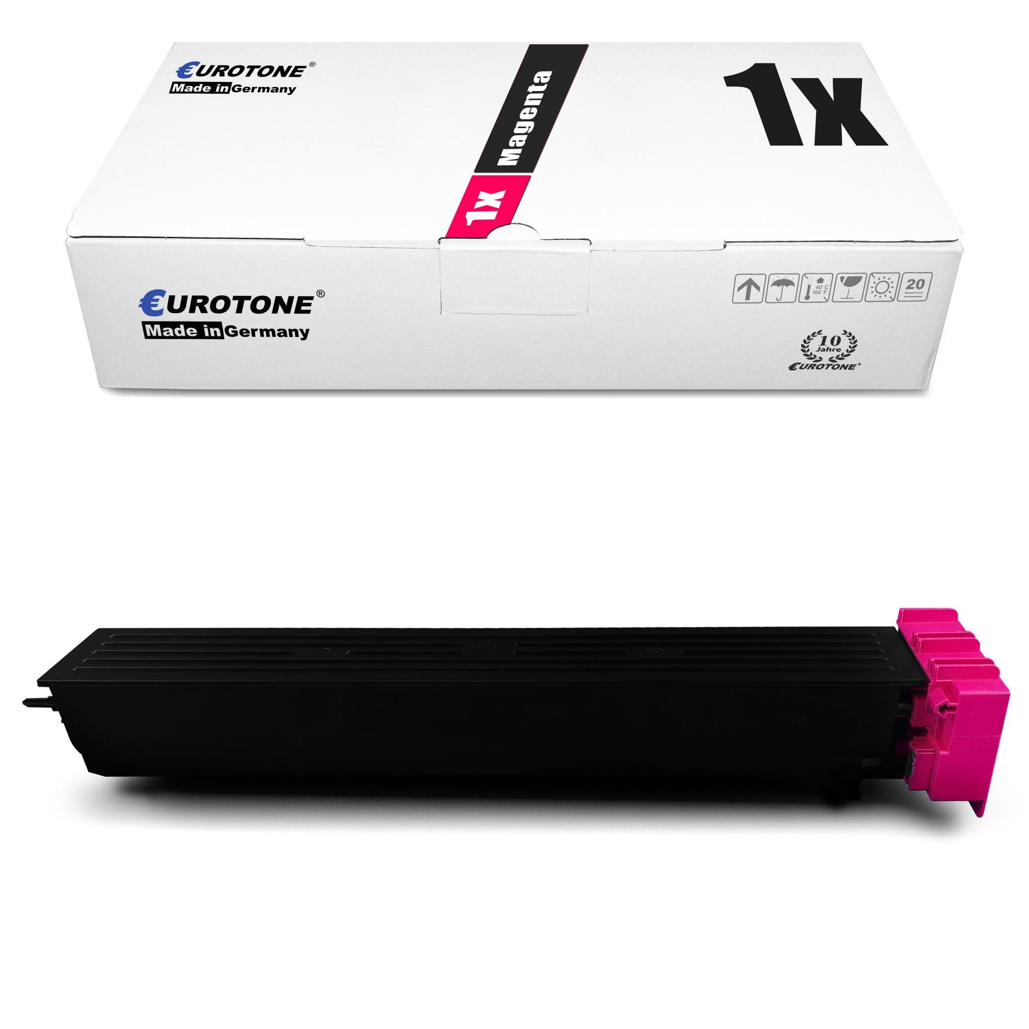 Eurotone Tonerkartusche Toner ersetzt Magenta Minolta Konica TN-613M