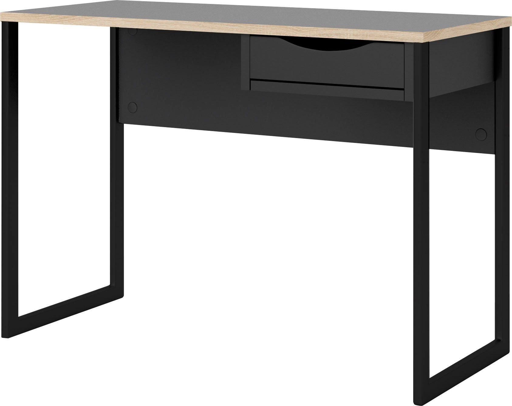 Design mit schwarz/schwarz affaire Plus, vielen matt Schreibtisch | | Home Stauraummöglichkeiten, schwarz schwarz zeitloses