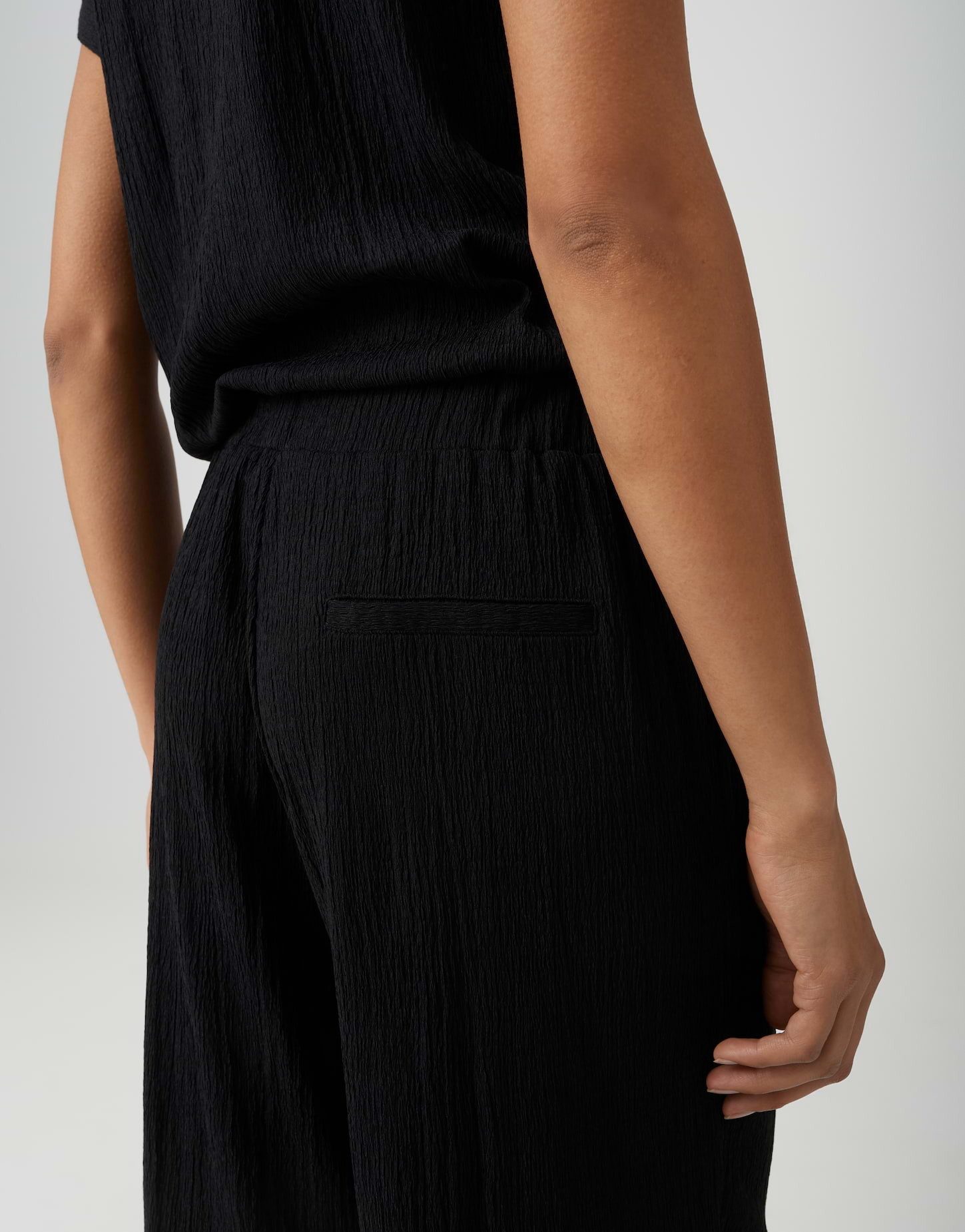 OPUS Jumpsuit MELTI POLO Relaxed in dynamischer Crash Optik