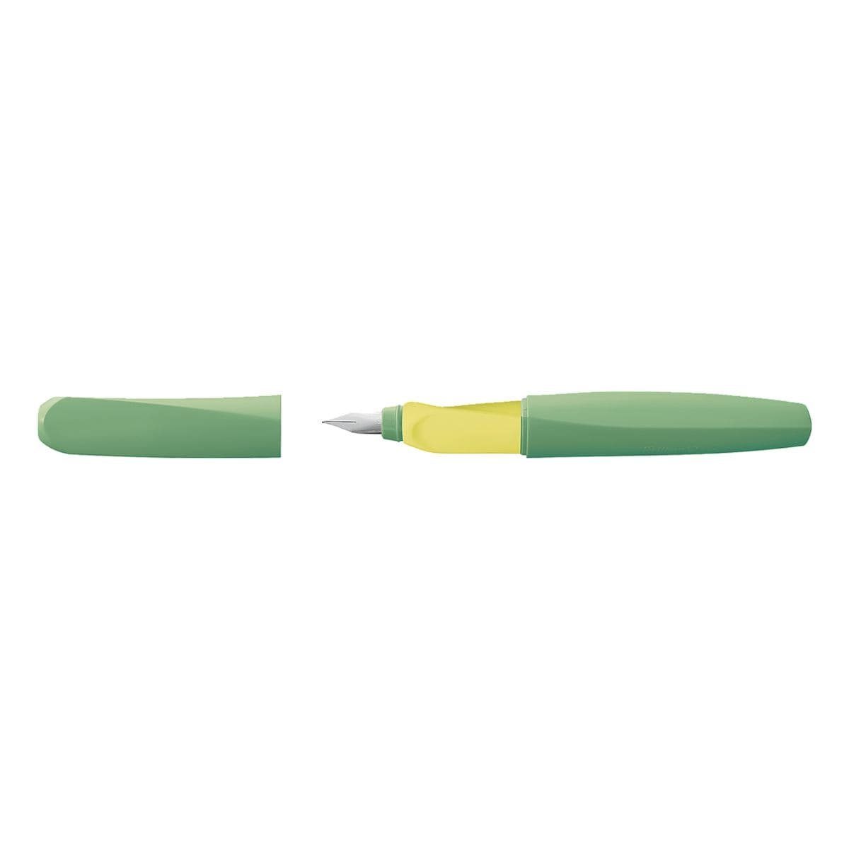 Pelikan Füllhalter für geeignet Rechts- Twist, neongrün und Linkshänder