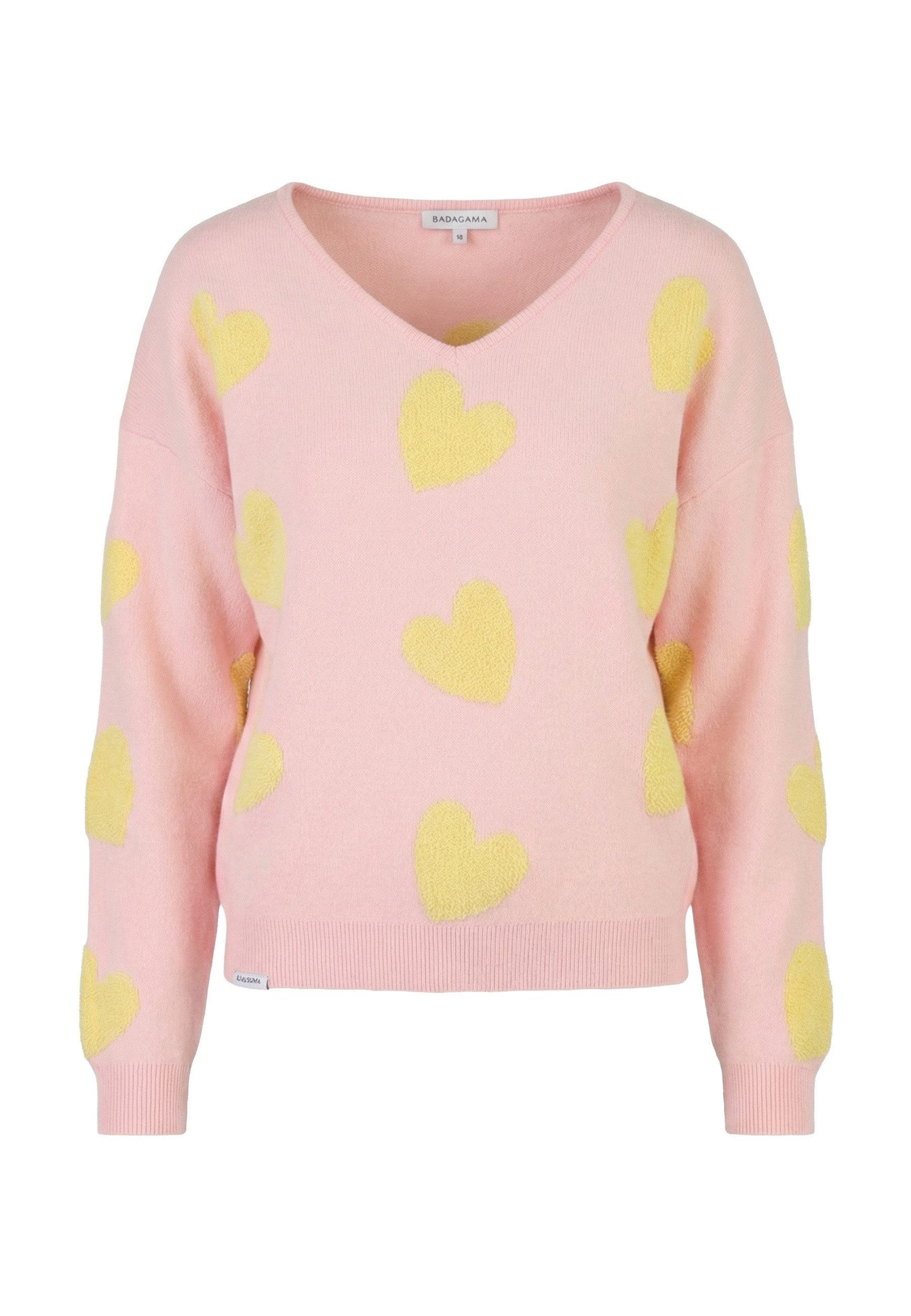 Kleinigkeit V-Ausschnitt-Pullover Kleinigkeit Lovely Wollma (1-tlg)