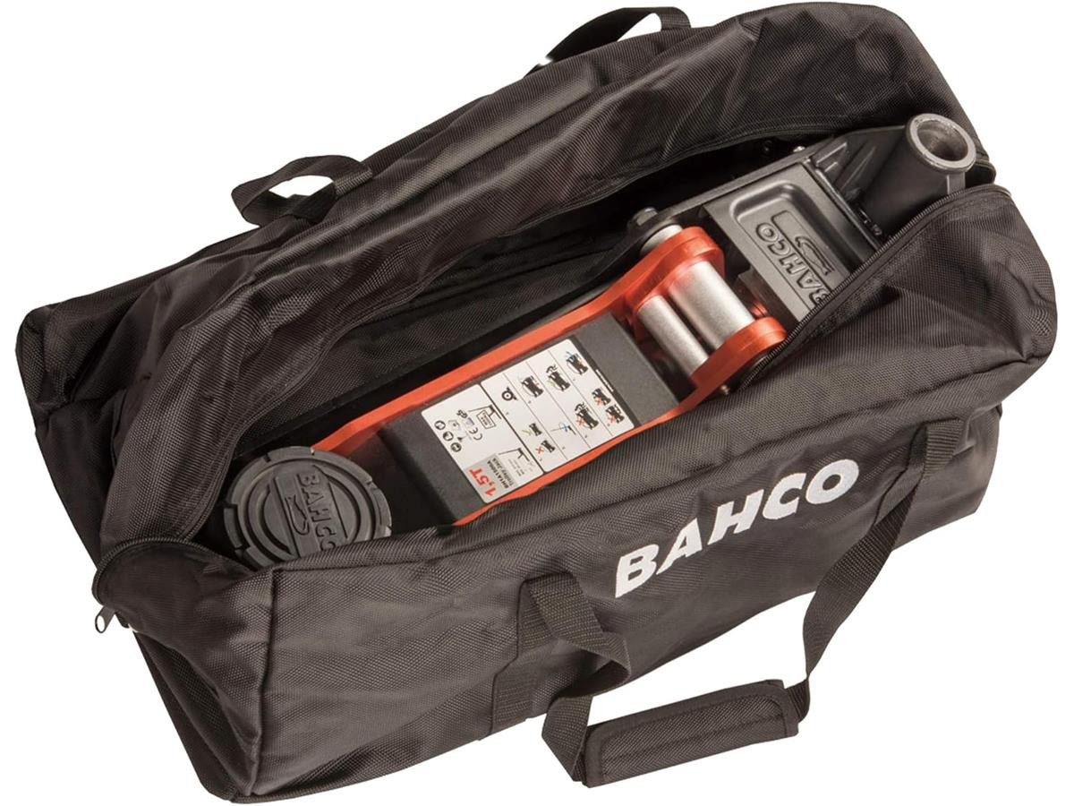 BAHCO Wagenheber Aluminium BH1A1500A 1,5 T, max. Hubhöhe: 41.5 cm, ideal für den mobilen Einsatz bei Autorennen und im Pannendienst