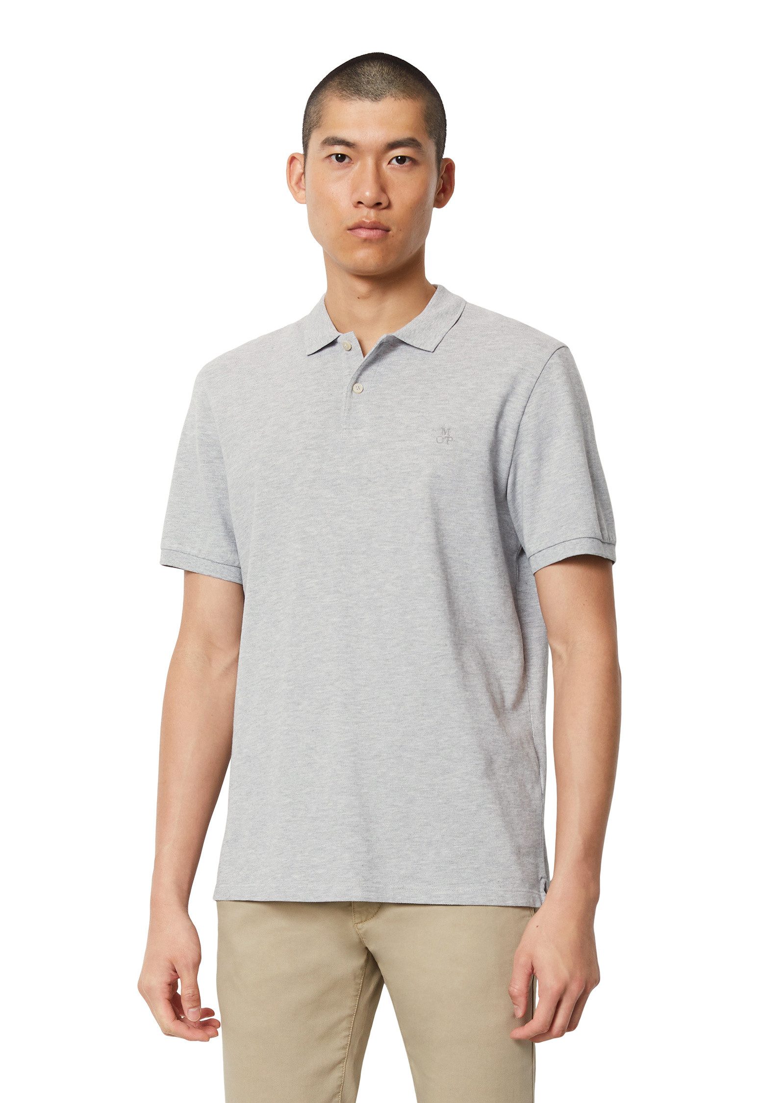 Marc O'Polo Poloshirt aus reiner Bio-Baumwolle