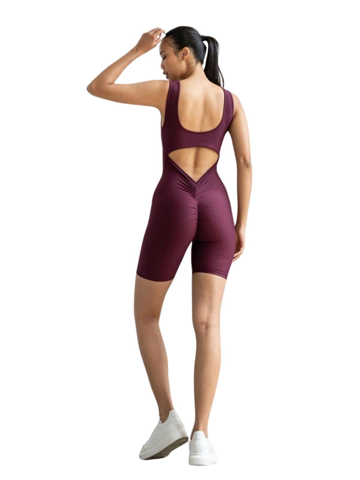 Lismina Jumpsuit Scrunch Butt Jumpsuit Atmungsaktiv, Elastischer Bund