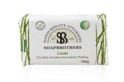 Soapbrothers Handseife Naturkosmetik, Bio-Seife, Handseife in 8 Duftsorten mit Peeling-Effekt, 1-tlg., Filzseife, Naturkosmetik