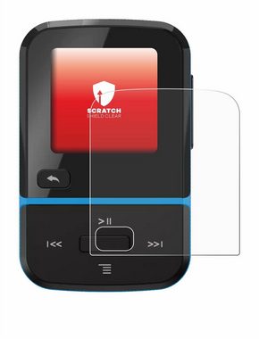 upscreen Schutzfolie für SanDisk Clip Sport Go, Displayschutzfolie, Folie klar Anti-Scratch Anti-Fingerprint
