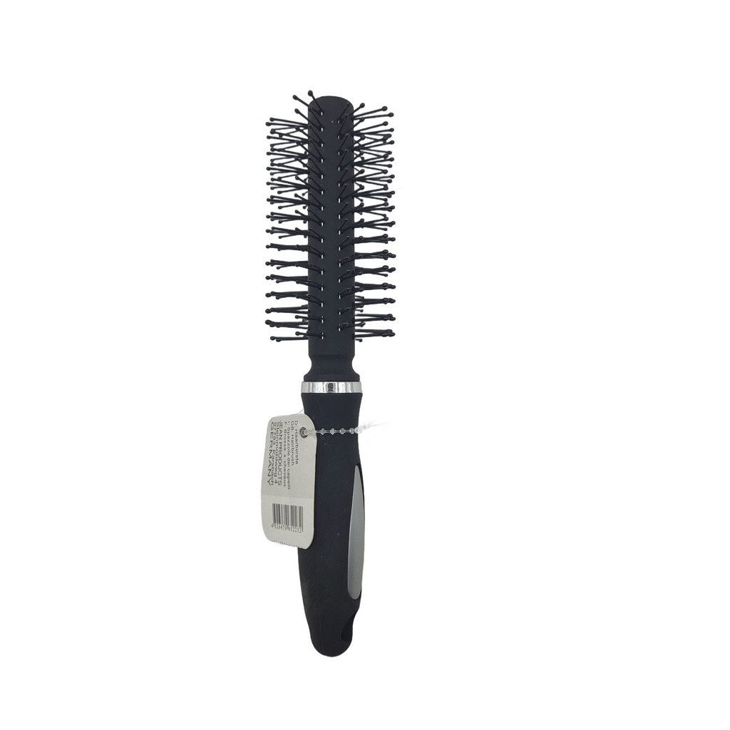 Elina Med Haarbürste Haarbürste mit gummierten Griff 17cm 4-fach sortie - Auswahl: rund