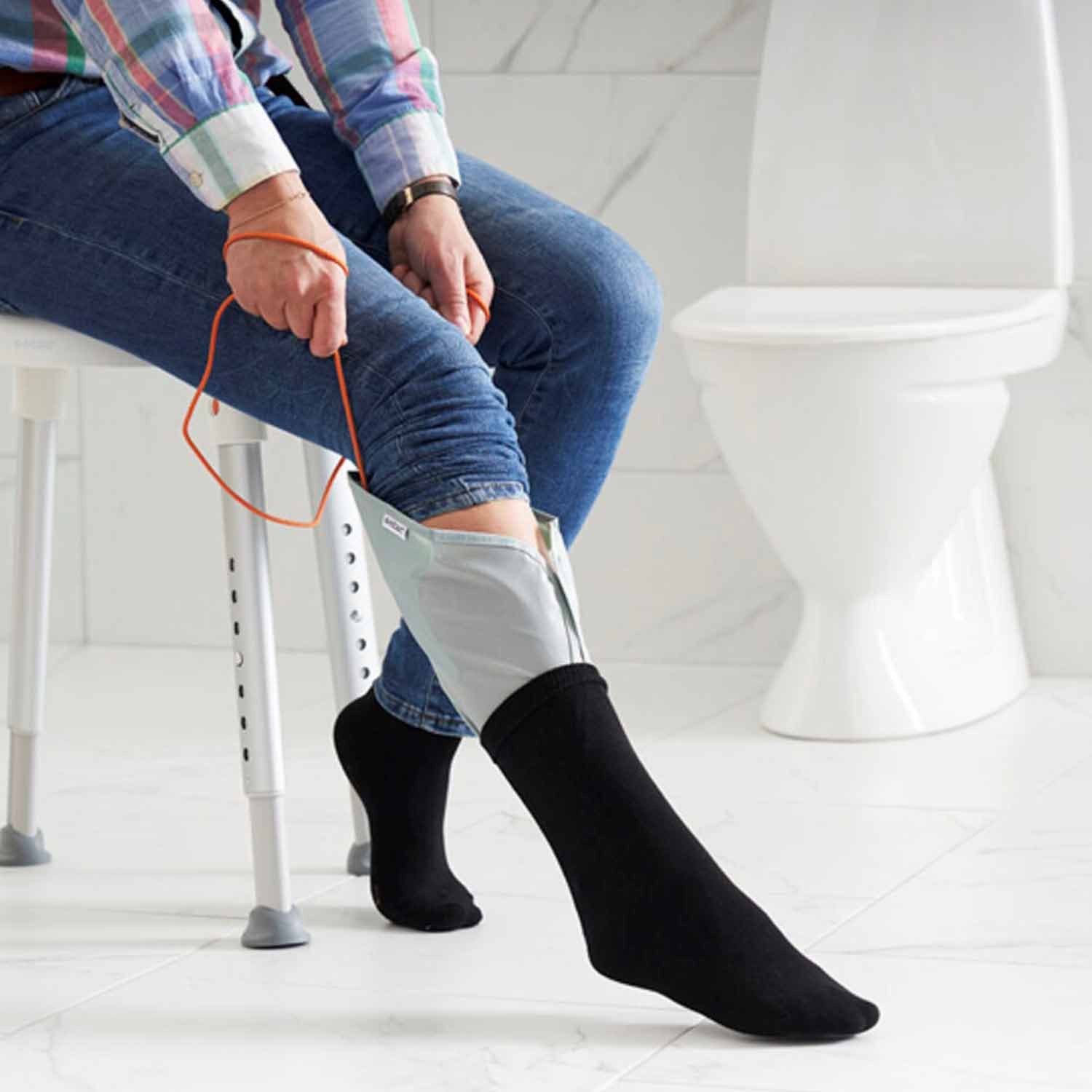 ETAC Anziehhilfe Etac Socky Strumpfanzieher kurz 40 cm Anziehhilfe, Einzelartikel, 1-tlg., 1 Stück, kurze Ausführung, für Strümpfe und Socken