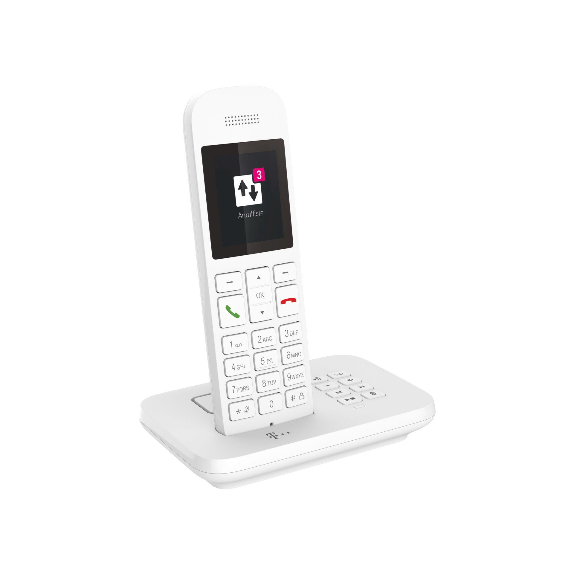 Telekom Sinus A 12 Schnurloses DECT-Telefon, Übersichtliches 5 cm  Farbdisplay und einfach gestaltete Benutzeroberfläche