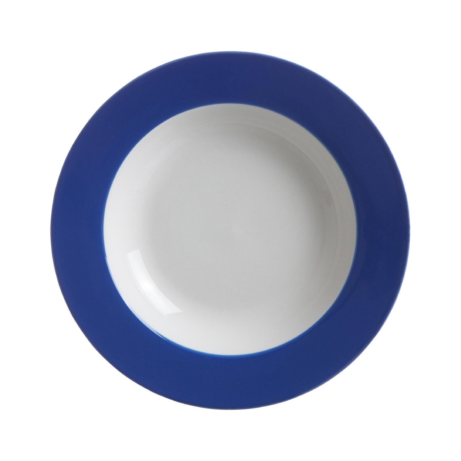 Blau Suppenteller 6er Breker St) 22.0 Suppenteller cm & Ritzenhoff ø Indigo Set, (6 Doppio