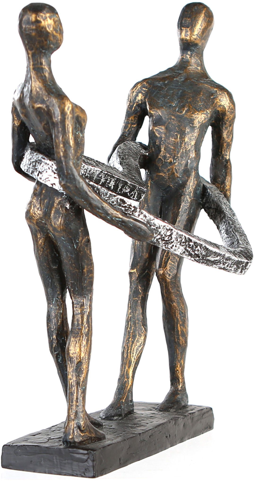 Casablanca by Gilde Dekofigur Skulptur Connected (1 St), Dekoobjekt, Höhe 31 cm, mit Spruchanhänger, Wohnzimmer