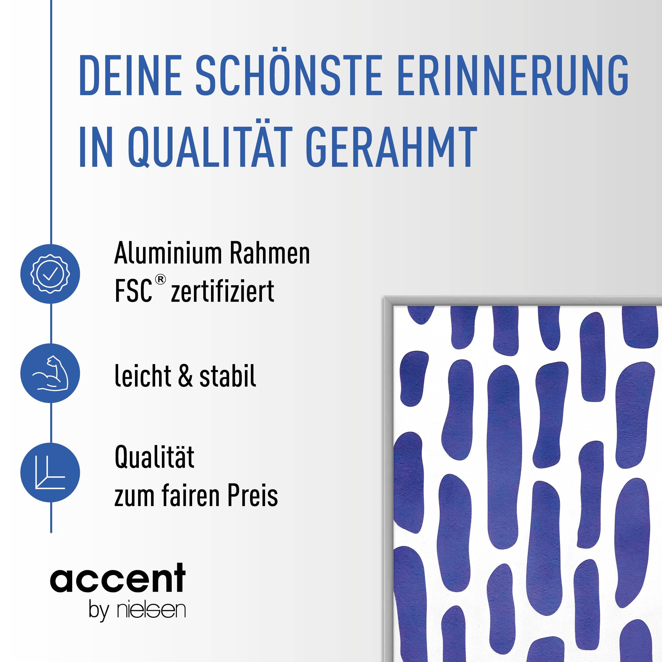 accent by nielsen Bilderrahmen Aluminium Bilderrahmen Super 8, (1 St)