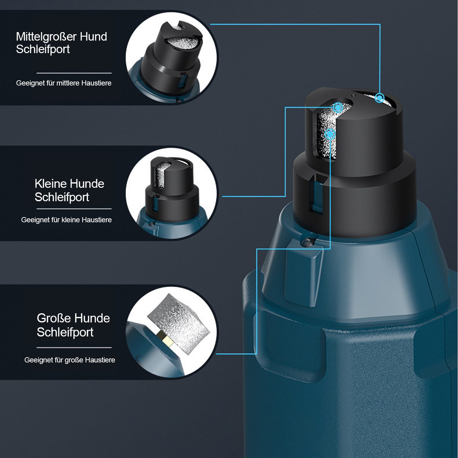 REDOM Krallenschleifer Elektrischer Tierkrallenschleifer mit 6 Geschwindigk günstig online kaufen