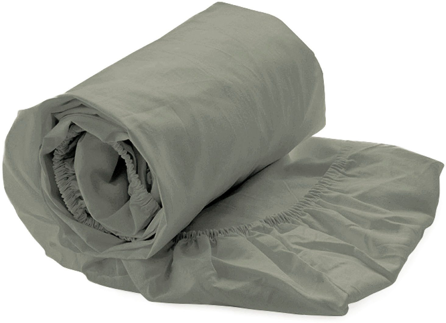 YELLOW Spannbettlaken Percale, Perkal, Gummizug: rundum, günstig online kaufen