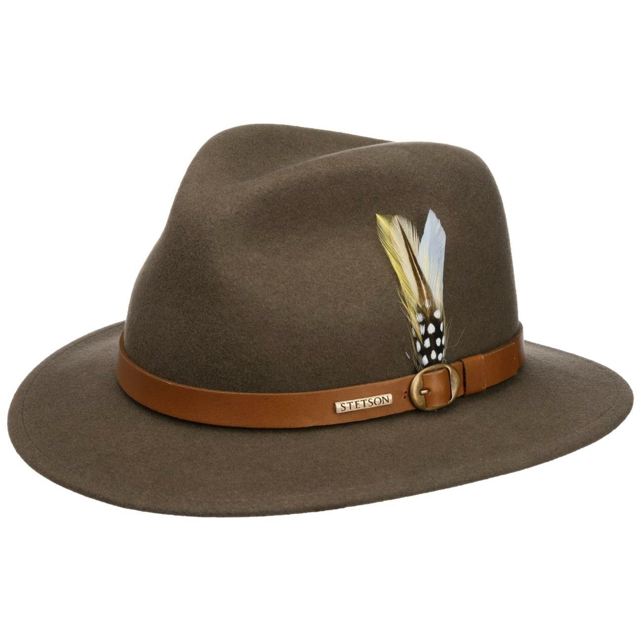Stetson Filzhut (1-St) Wollfilzhut mit Lederband, Made in USA