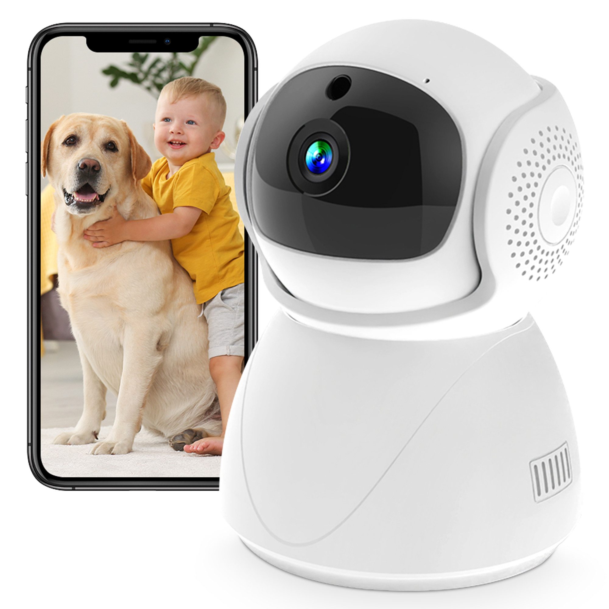 Überwachungskamera WLAN Überwachungskamera, Smart Home Kamera, HD 1080P Innenkamera