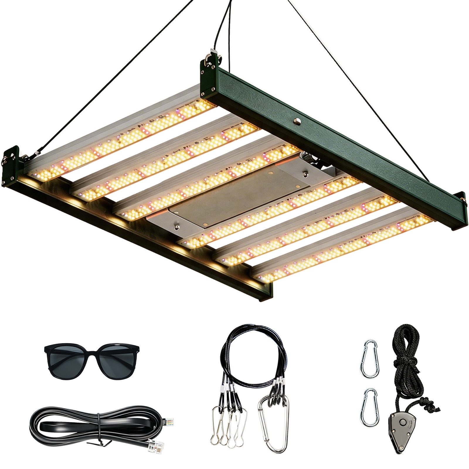 CannoBox Pflanzenlampe Pflanzenlampe GrowLampe LED Light UV+IR Growzelt, LED fest integriert