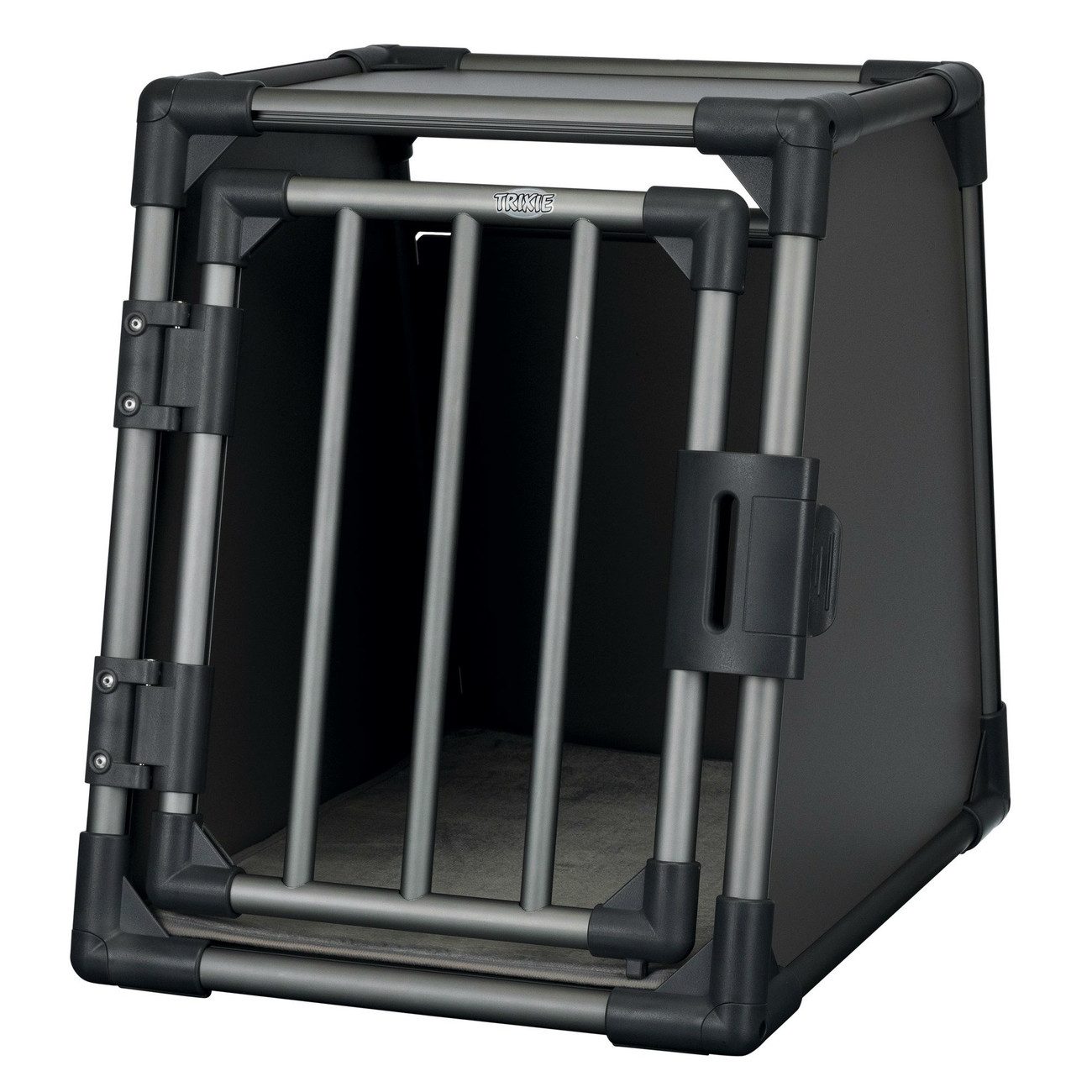 TRIXIE Tiertransportbox Alubox Aluminium grafit