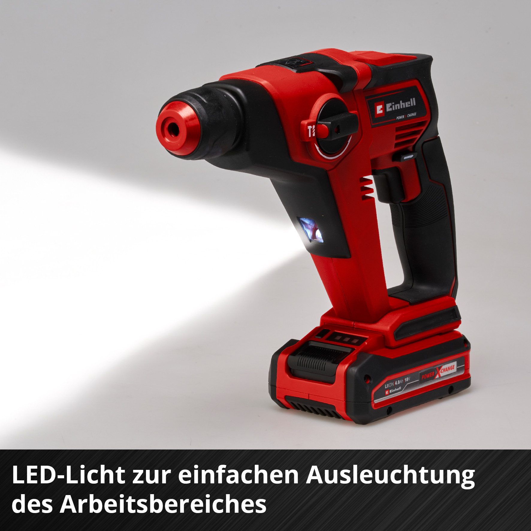 Einhell Akku-Bohrhammer TE-HD 18/12 Li - Solo, (2-tlg), ohne Akku und Ladegerät – Bild 5 von 5