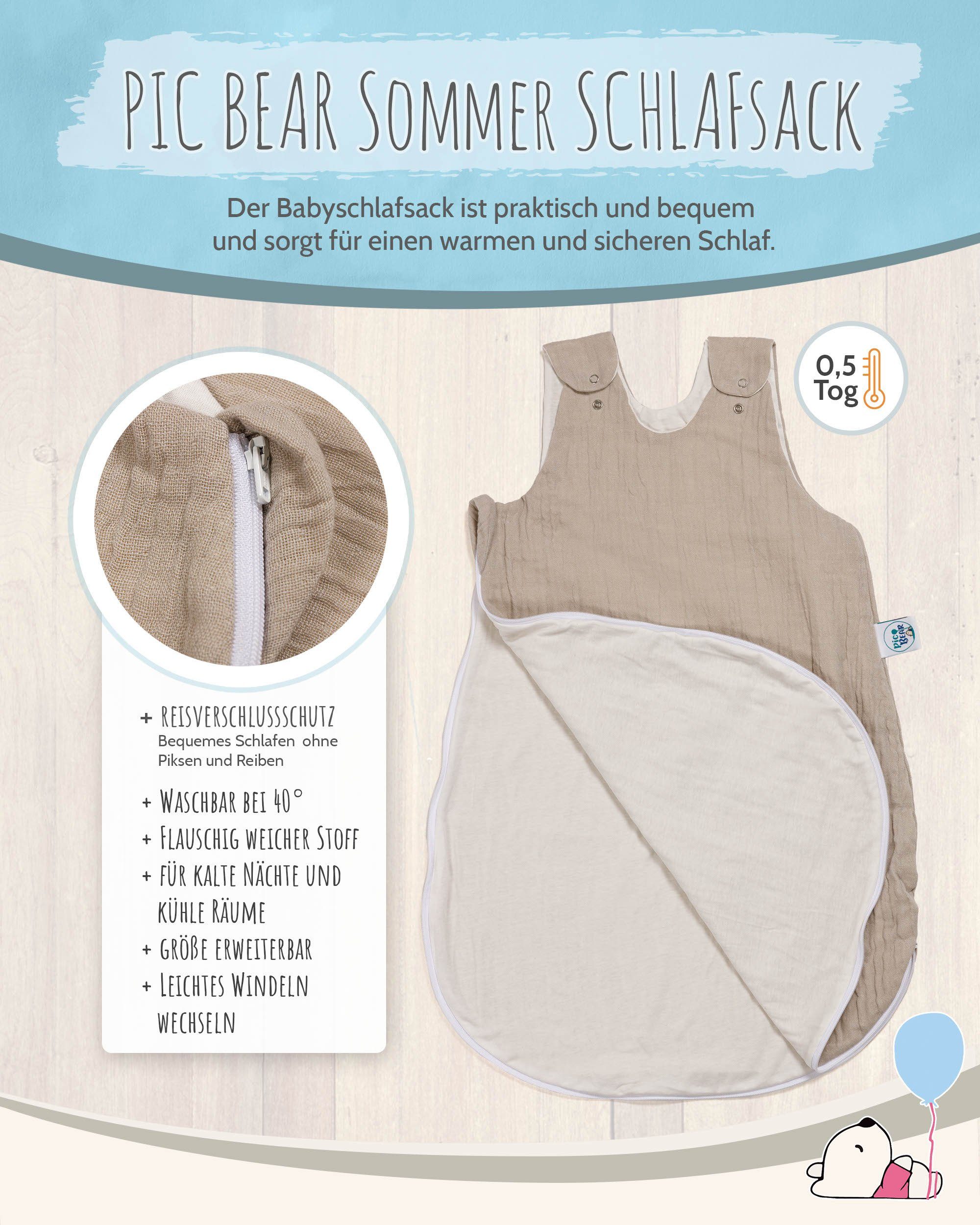 pic Bear Babyschlafsack pic Bear Sommerschlafsack günstig online kaufen