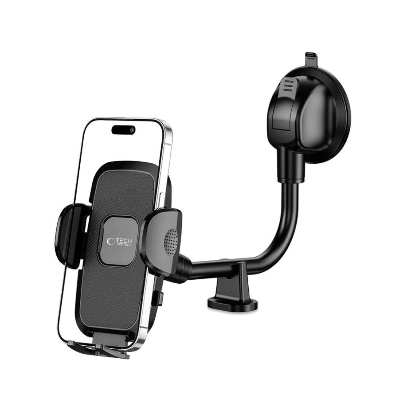 TECH PROTECT Handy-Halterung V3, (bis 7 Zoll, 1 x Tech-Protect V3 Autohalterung, Langarm-Autohalterung mit 360° Drehgelenk und Gel-Saugnapf)