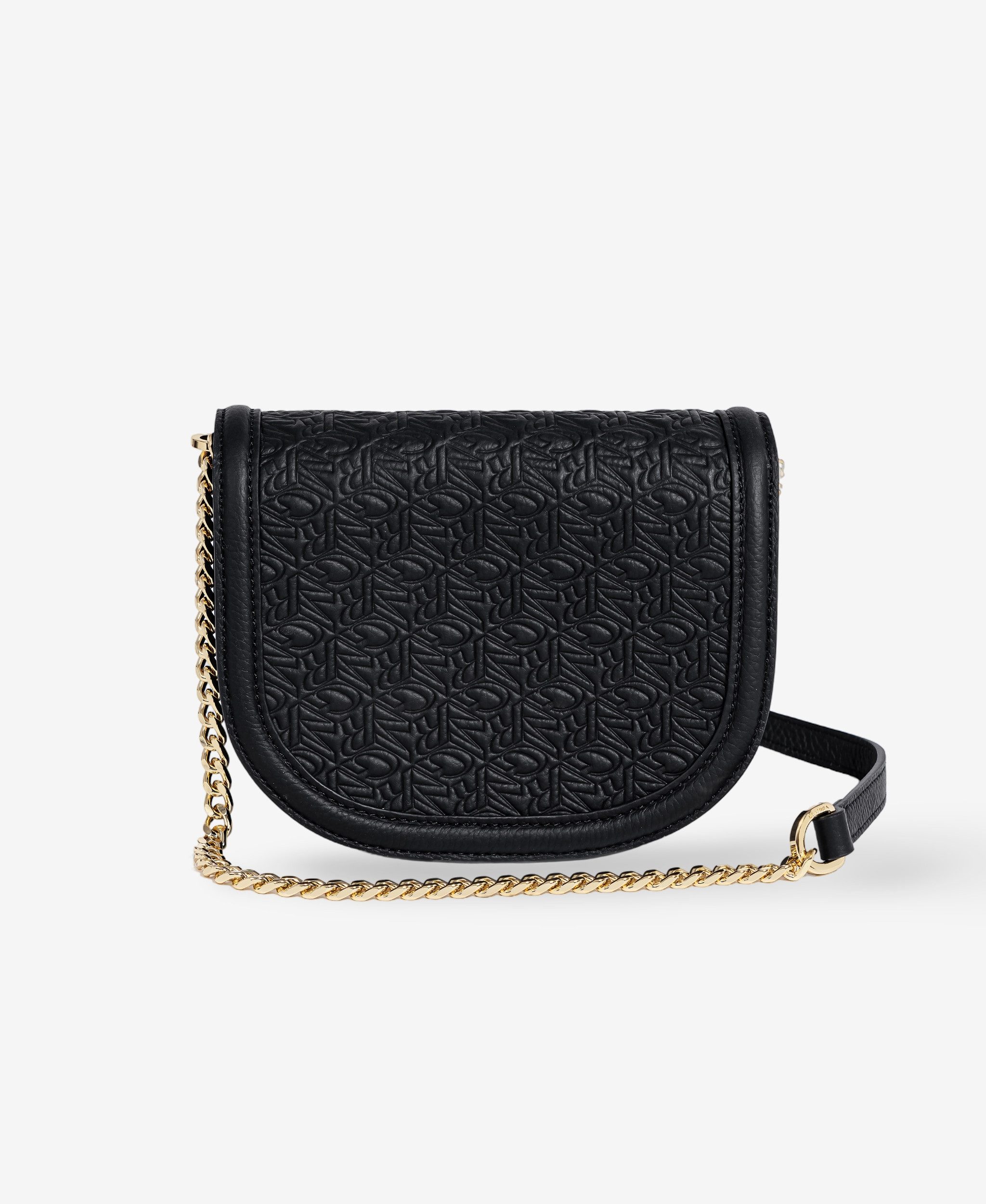 GLAMIRA Handtasche GoAnywhere Schwarze Umhängetasche (1-tlg), echt Leder