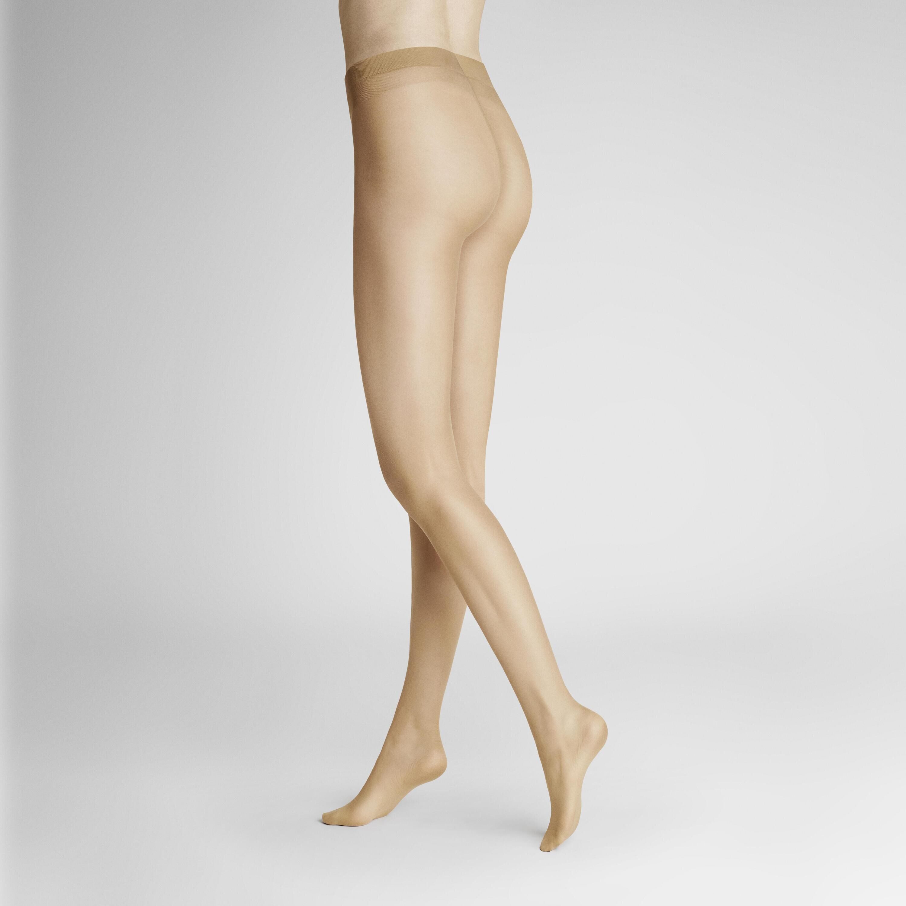 Hudson Feinstrumpfhose SIMPLY 20 15 DEN (2er Pack) transparente verstärkte Spitze, Komfortbund
