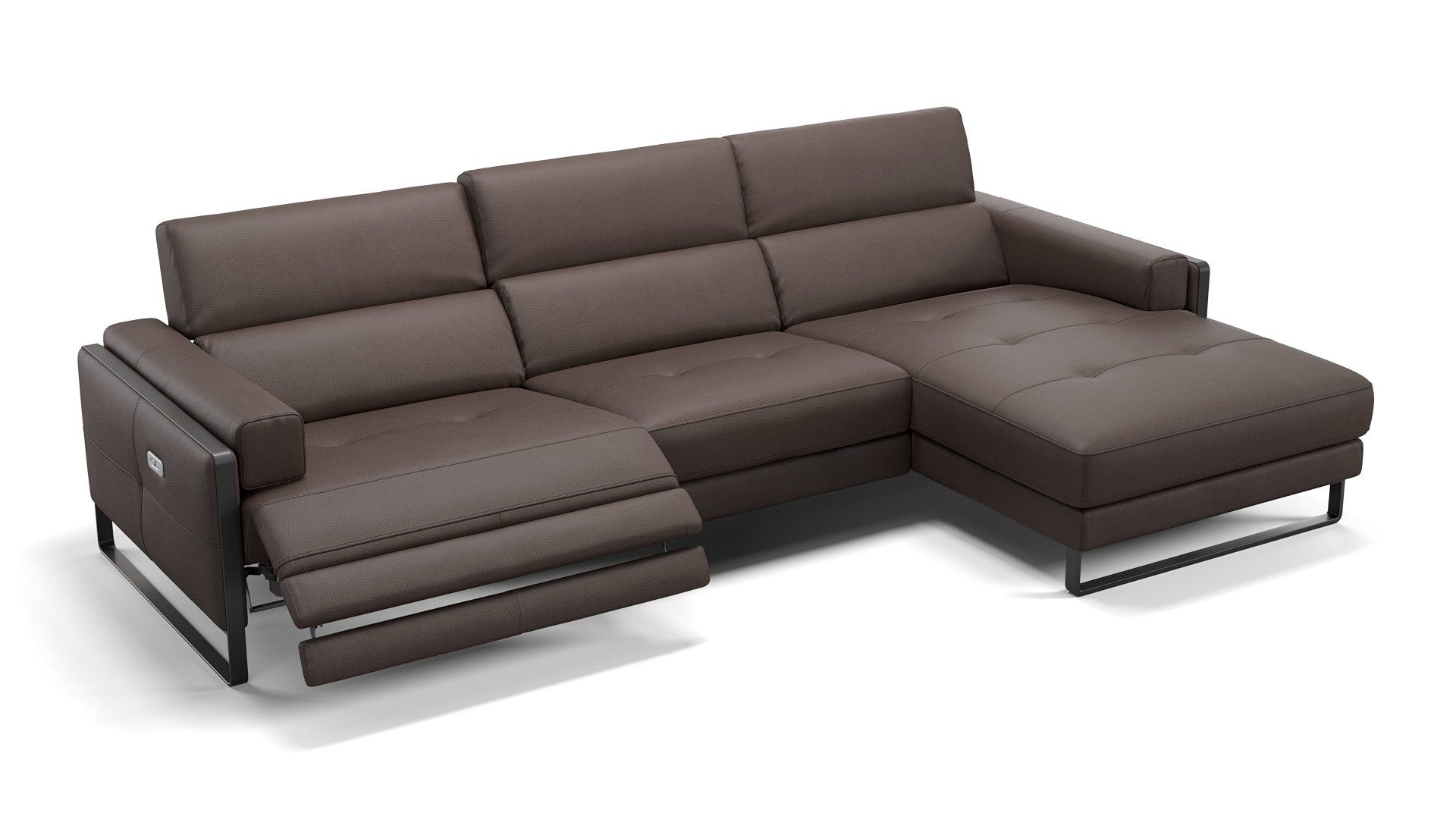 Sofanella Ecksofa Leder MILO, Eckcouch, Ecksofa, Sitzecke, Polsterecke, Leder Sofas, Ledersofa