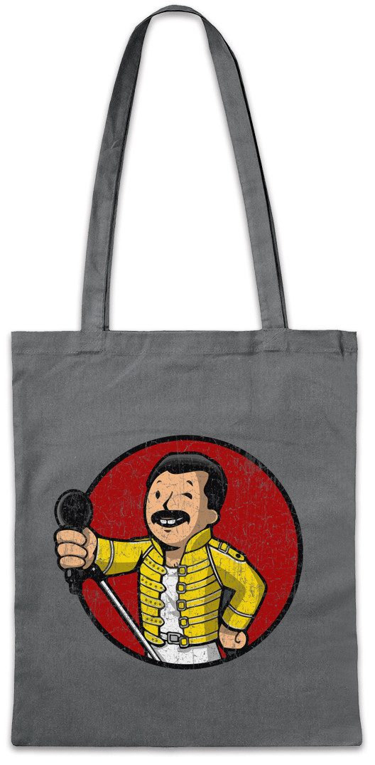 Beuteltasche Freddie Boy Stofftasche Freddie Music Sänger Gamer Mercury Nerd Geek