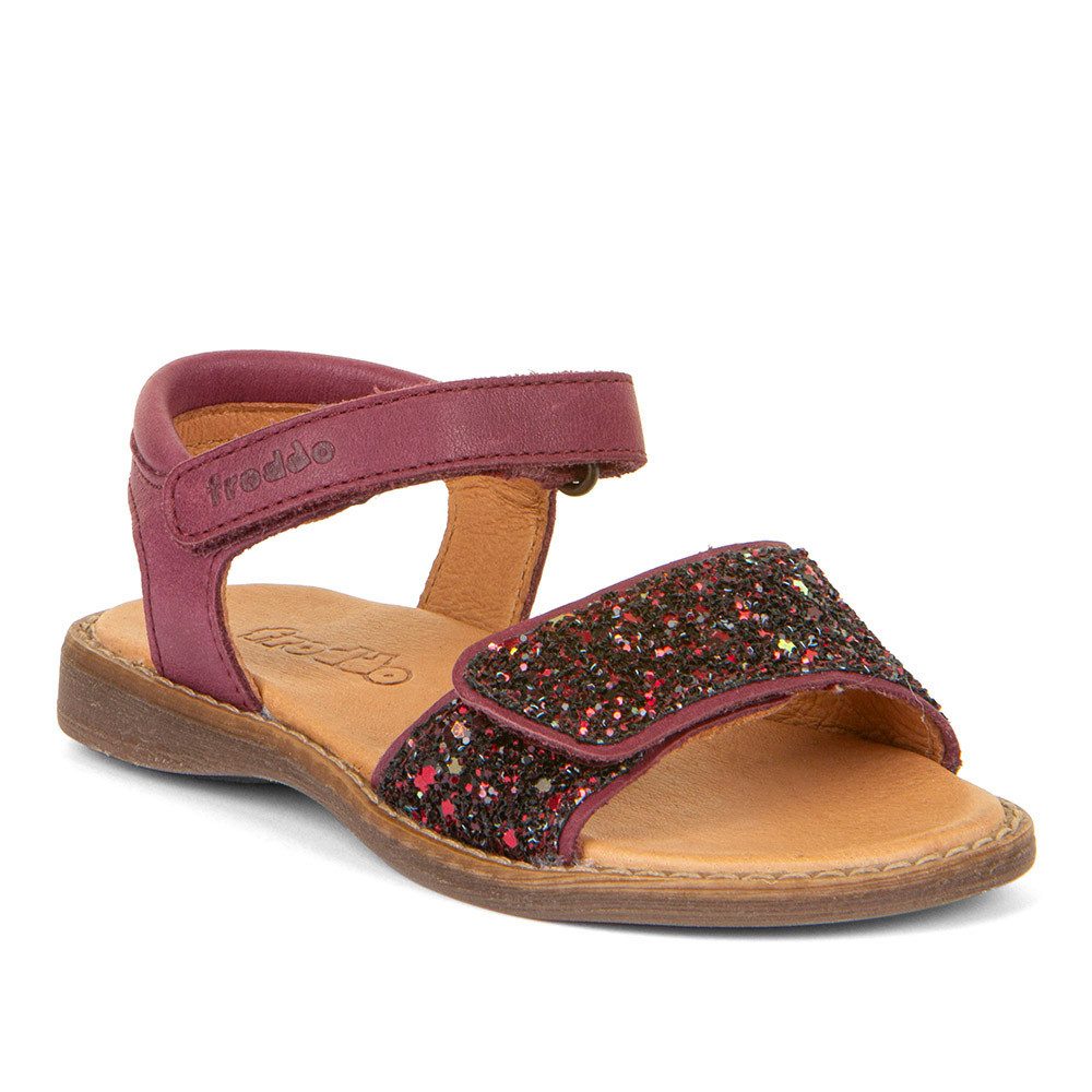 froddo® Lore Sparkle Sandale Sommerschuh, Klettschuh, Sandalette, mit zwei Klettverschlüsse