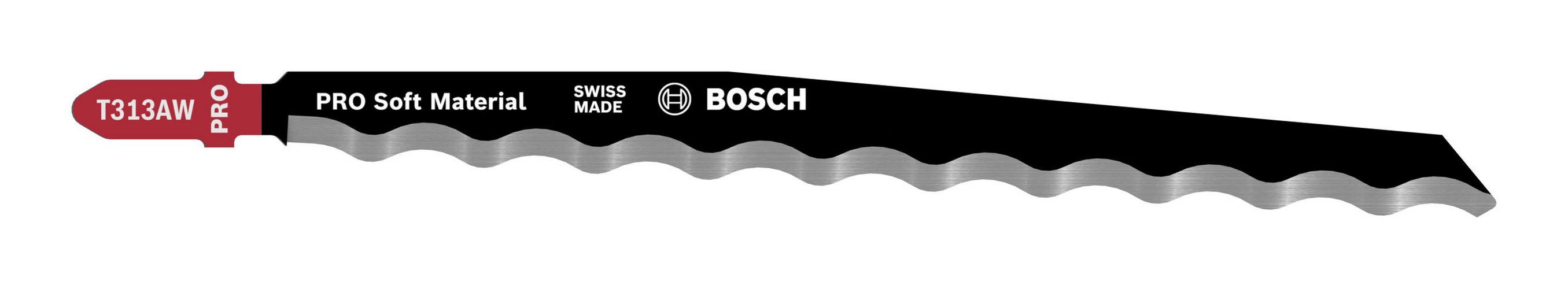 BOSCH Stichsägeblatt Pro Soft Material T313AW (3 Stück), 152 mm - 3er-Pack