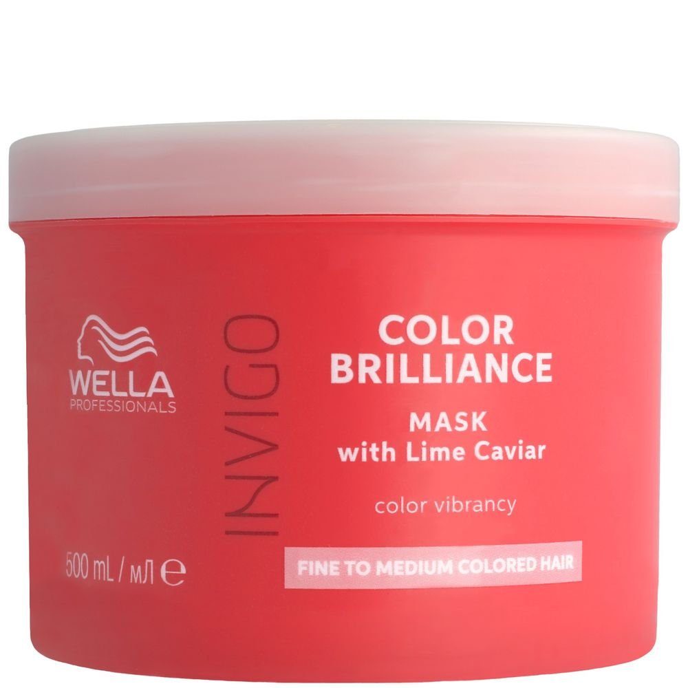 Haarmaske Wella Professionals Invigo Color Brilliance Mask Fine 500 ml
