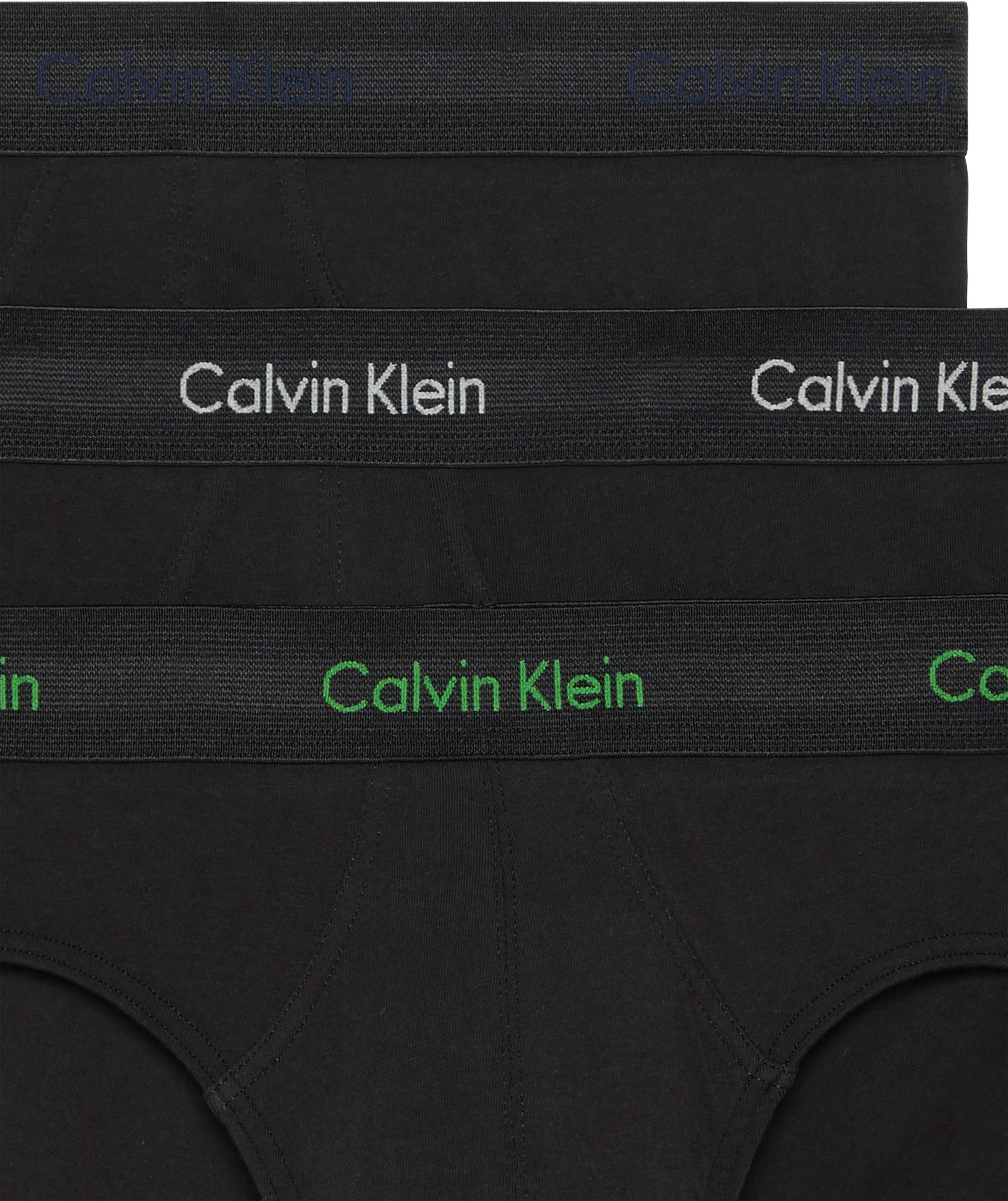 Calvin Klein Underwear Hipster CK HIP BRIEF 3PK (3-St) mit farbigem Webbund günstig online kaufen